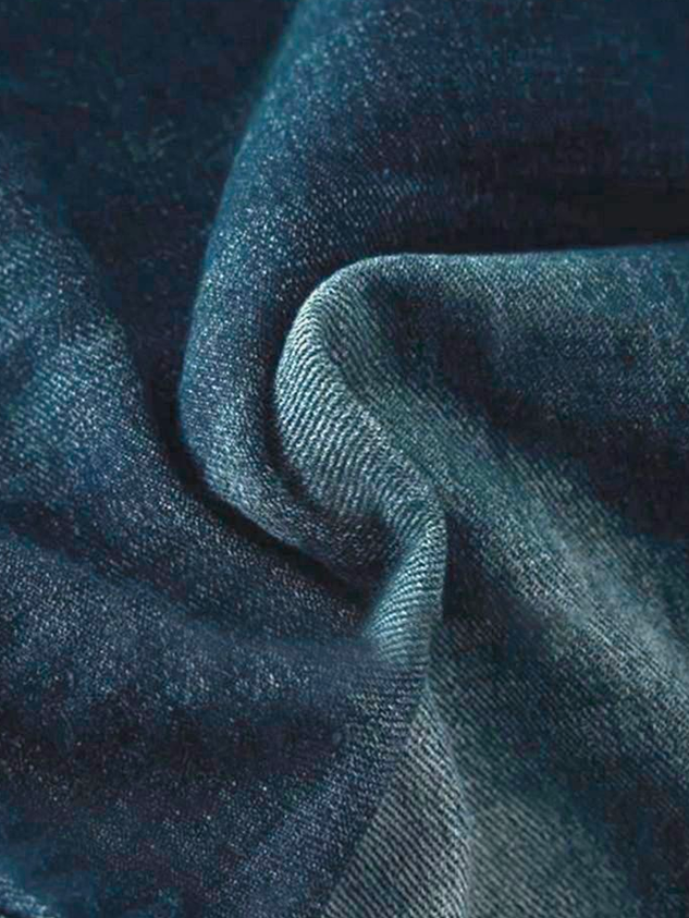 Denim Casual Plain Jeans