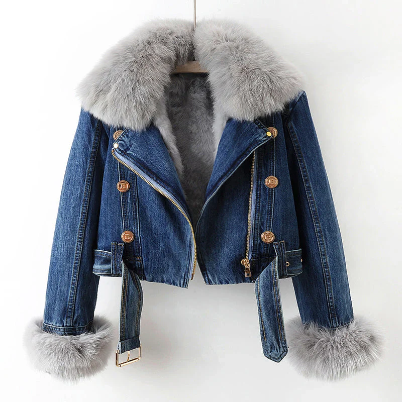 Bethany Luxurious Denim Coat
