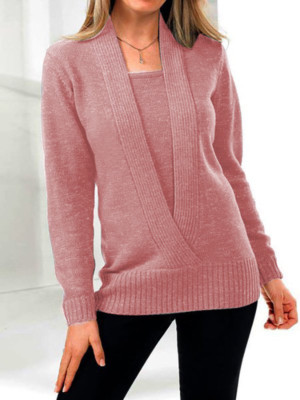 Casual Plain Warm Sweater