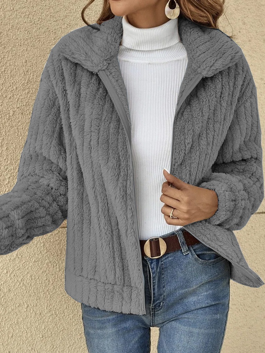 Women Casual Daily Loose Long Sleeve Coat