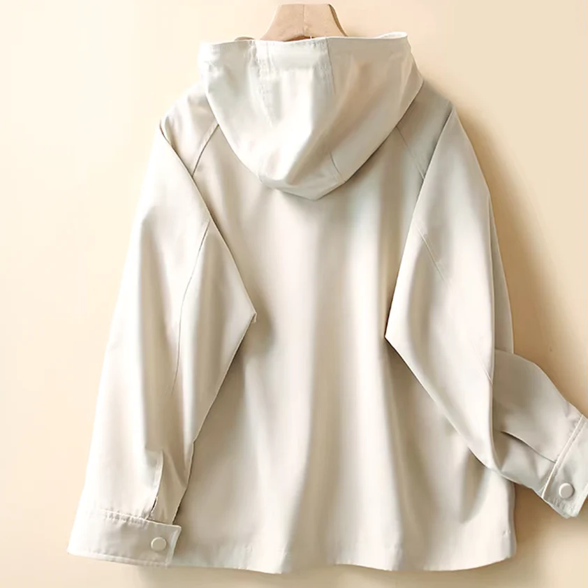Isabella Windbreaker Hooded Jacket