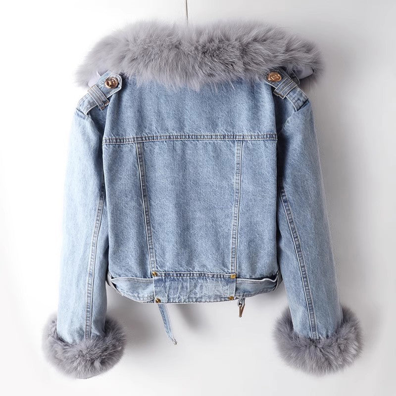 Bethany Luxurious Denim Coat
